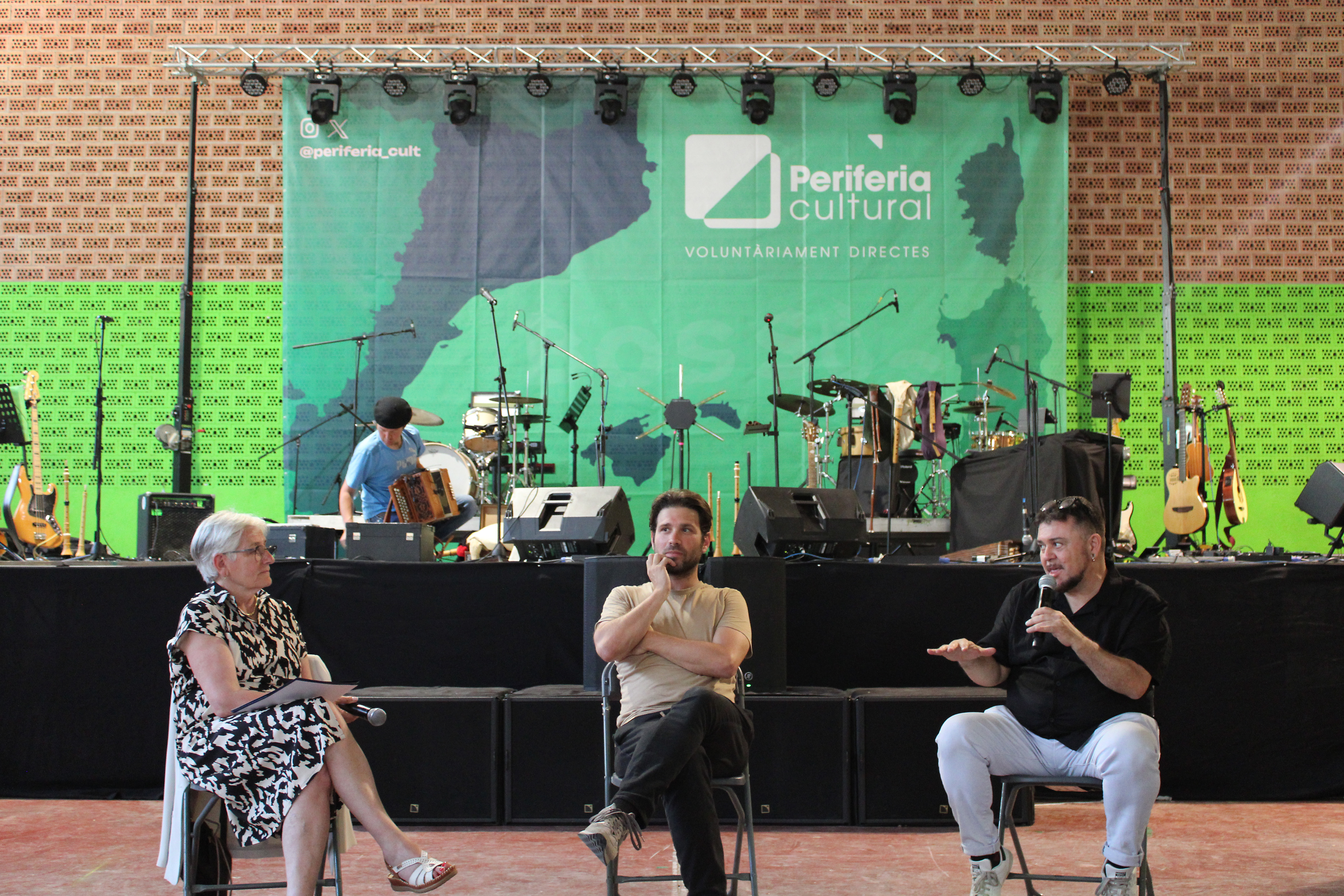 Ròsa Maria Salgueiro, Marçal Girbau i Ferriol Macip durant la Hèsta Populara d’Aran de 2024