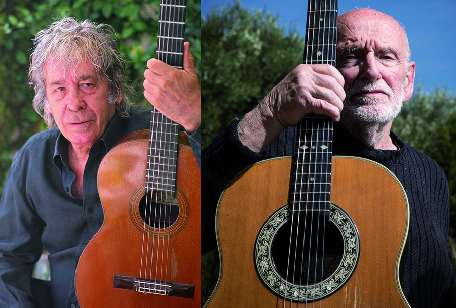 Imatge promocional del concert de Claudi Martí i Paco Ibáñez a Tolosa